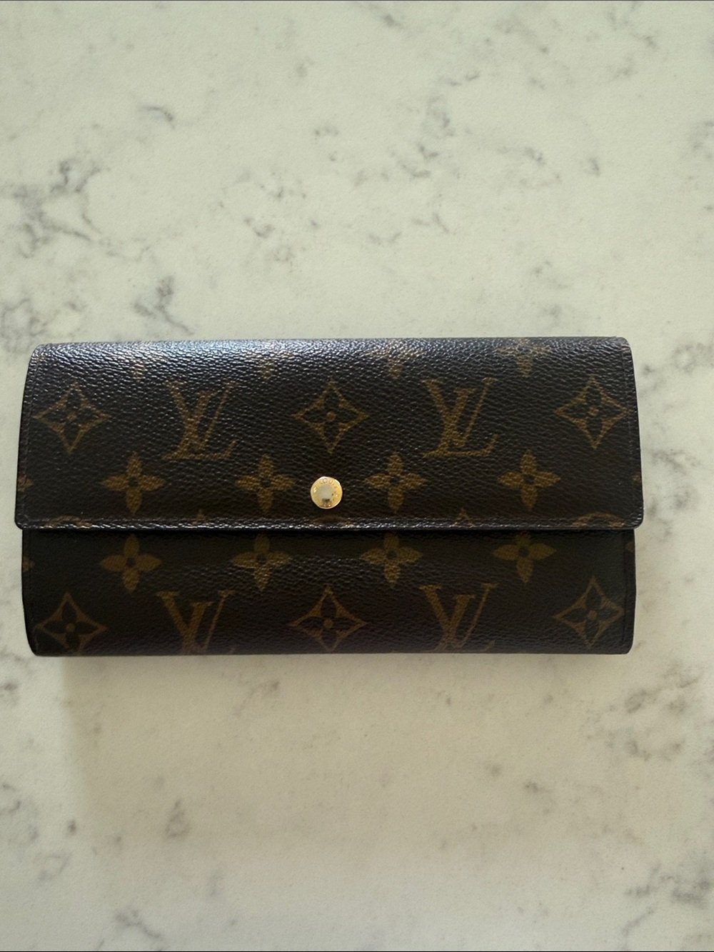 Louis Vuitton Monogram Canvas Brown Continental Wallet
